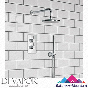 Bathroom Mountain C27072 Chrome Round Thermostatic Shower Set & Hand Shower Spare Parts