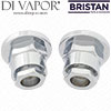 Bristan 1901 Shroud CA086BD000O - 1/2 Inch for Basin Taps