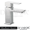 Hudson Reed Camber Basin Mixer Tap With Push Button Waste Spare Parts