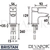 Bristan CAP BASNW C Mixer Spare Diagram