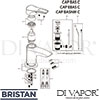 Bristan CAP BASNW C Mixer Spare Tech Diagram