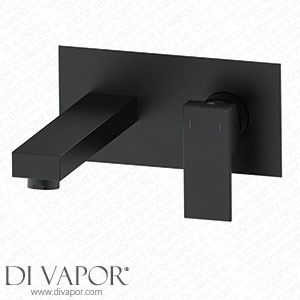 Arezzo Square Matt Black Wall Mounted Basin Mixer Tap - CAS30BLK Spare Parts