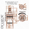 CC14 Tap Cartridge Cold Diagram