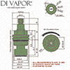 CC3 Tap Cartridge Cold Diagram