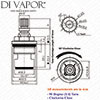 CC4 Tap Cartridge Cold Diagram