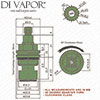 CC5 Tap Cartridge Cold Diagram