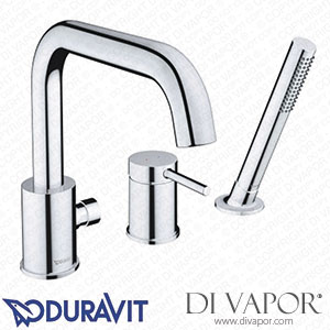 Duravit Circle 3-Hole Rim-Mounted Bath Mixer CE5260000010 West One Bathrooms Spare Parts