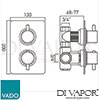 VADO CEL 148CSQ 34 CP Spare Parts Diagram