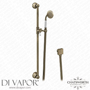 Chatsworth Antique Brass Shower Slide Rail Kit - CHABSR1 Spare Parts