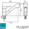 VADO CHE 152 CP Spare Parts Diagram