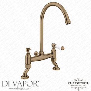 Chatsworth Antique Brass Traditional Bridge Lever Kitchen Tap - CHTKTAB Spare Parts