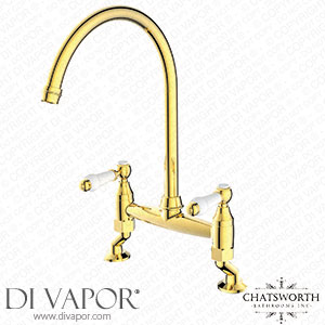 Chatsworth Antique Gold Traditional Bridge Lever Kitchen Sink Mixer - CHTKTAG Spare Parts