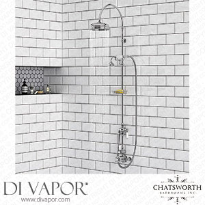 Chatsworth 1928 Traditional Exposed Valve Inc. Deluxe Arching Riser Kit Diverter 8 Rose + Handset - CHTSPK1 Spare Parts