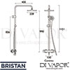 Bristan CLR SHXDIVFF C Spare Parts Diagram