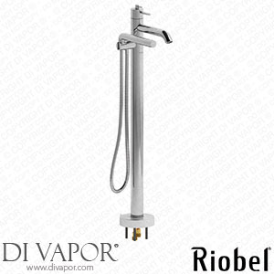 Riobel CO39 Conik 2-Way Type T (Thermostatic) Coaxial Floor-Mount Tub Filler with Hand Shower Spare Parts