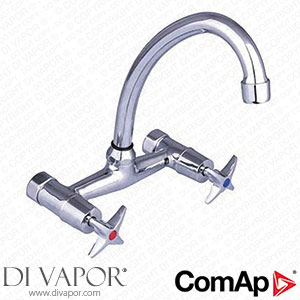 Comap 4445 Standard Wall Mount Sink Mixer Tap Spare Parts