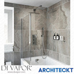 Architeckt CONCEALEDSQR16 Thermostatic Square Concealed Shower Wall Mounted Handset Heads Bath Filler Spare Parts