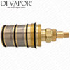 Thermostatic Cartridge for Victoria Plumb Matrix Square & Oval Triple Shower Valve CONC03, CONC19, CONC20, SHK15A