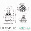 Carron Phoenix Carnegie Lever Tap Cartridge