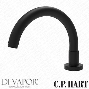 C.P. Hart Spillo Deck-Mounted 230mm Bath Spout Matt Black Spare Parts