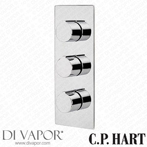 C.P. Hart Pacific Three Outlet Triple Control Thermostatic Shower Valve with Diverter CP DV 650 Spare Parts