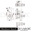 Hudson Reed CPB6310 Spare Parts Diagram