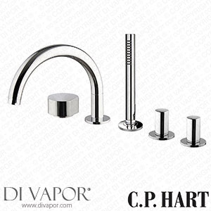 CP. Hart SO Five Hole Bath Mixer with 232mm Spout & Handshower CPHSO5HBMCP Spare Parts