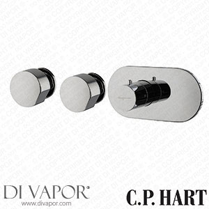 C.P. Hart SO Thermostatic Mixer with Two Shut Off Valves CPHSOTERMO2WVCP Spare Parts