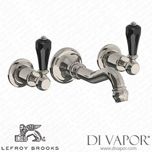 Lefroy Brooks La Chapelle Wall Mounted Basin Mixer With Black Crystal Levers (Cr 1208) Spare Parts