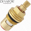 Crosswater R1524 1/2" Ceramic Disc Flow Cartridge (On/Off Valve) - Hot Side Compatible Cartridge - CR-R1524