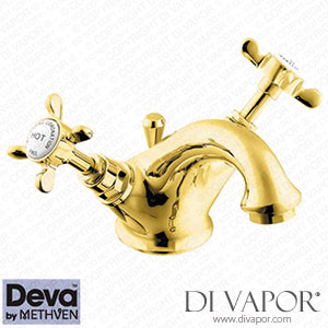 Deva CR24/501 Coronation Mono Basin Mixer with Pop Up Waste - Gold Spare Parts