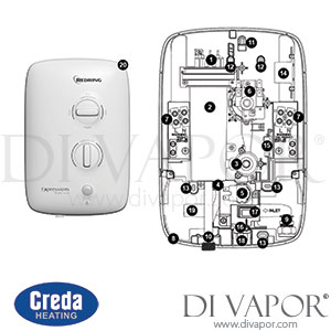 Creda Vitality/Vitality Plus Electric Shower Spare Parts