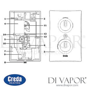 Creda ShowerSpa 2 Electric Shower Spare Parts