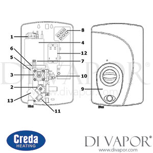 Creda Jetspa Electric Shower Spare Parts