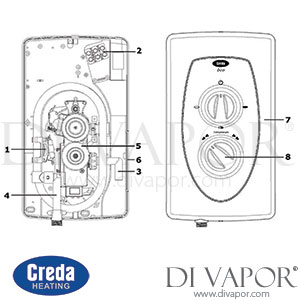 Creda 600 Slimline Spare Parts