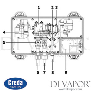 Creda Non-Pumped Version Digital Mixer Showers (2010 - Current) Spare Parts