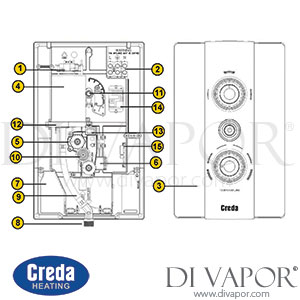 Creda Aqua Ambiance Shower Spare Parts