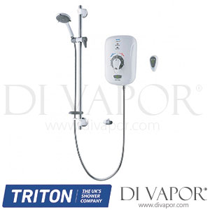 Triton CSGP08WGRBRSS Safeguard+ 8.5kW Thermostatic Electric Shower & Grab Riser Kit with Remote Spare Parts