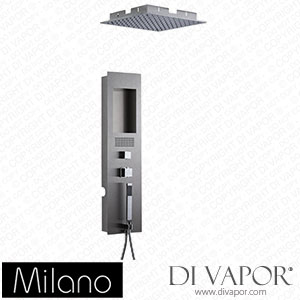 Milano CSPB021 Lisse Concealed Brushed Shower Tower Panel Spare Parts