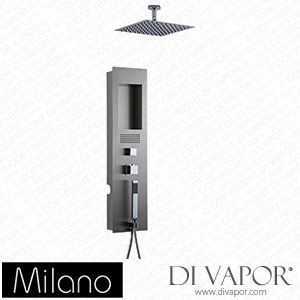 Milano CSPB025 Lisse Concealed Brushed Shower Tower Panel Spare Parts