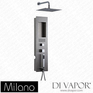 Milano CSPB026 Lisse Concealed Brushed Shower Tower Panel Spare Parts