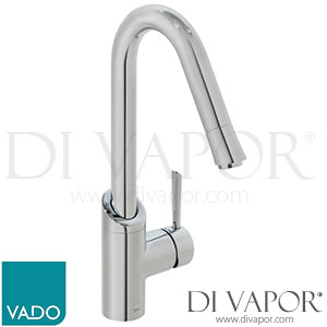 VADO CUC-1004-C/P Kori Mono Kitchen Tap Single Lever Deck Mounted with Swivel Spout Spare Parts