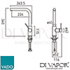 VADO CUC 1007 CP Mixer Spare Parts Diagram