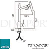 VADO CUC 1010 SS Mixer Spare Parts Diagram