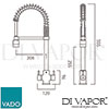 VADO CUC 1061 CP Spare Parts Diagram