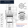 Clearwater Aztec Cold Tap Cartridge Diagram