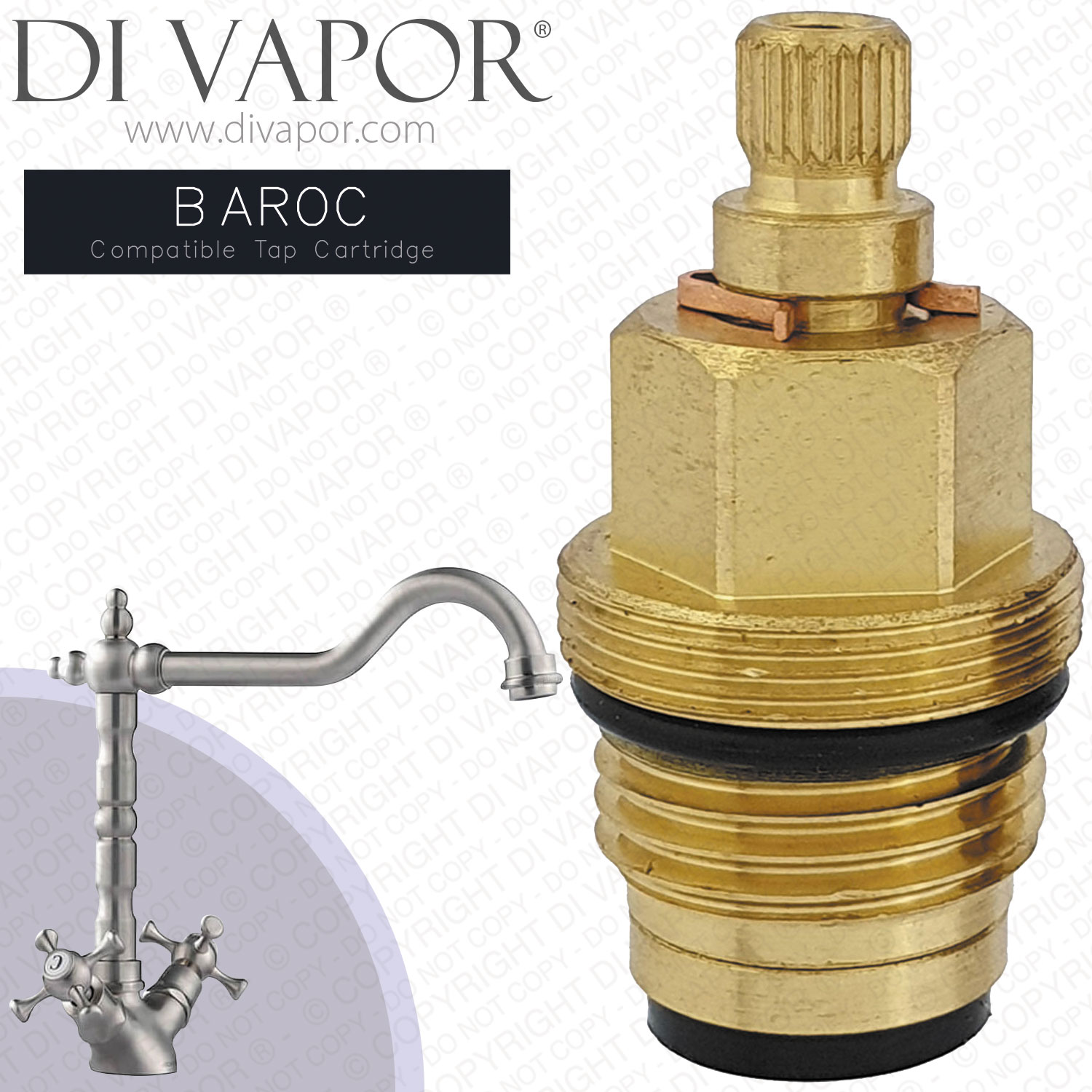 Clearwater Baroc Cold Tap Cartridge Compatible Spare