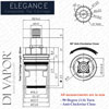 Clearwater Elegance Hot Tap Cartridge Diagram