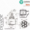 Carron Phoenix Zeta 40mm Tap Cartridge