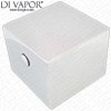 Square Chrome Flow Control Handle for Eastbrook Shower Valve - D86N9 Compatible Spare